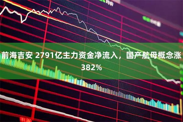 前海吉安 2791亿主力资金净流入，国产航母概念涨382%